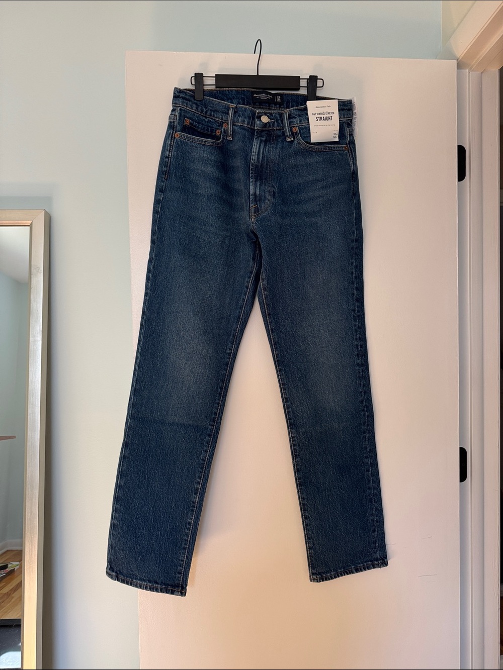 Abercrombie & Fitch Men’s vintage stretch straight jeans